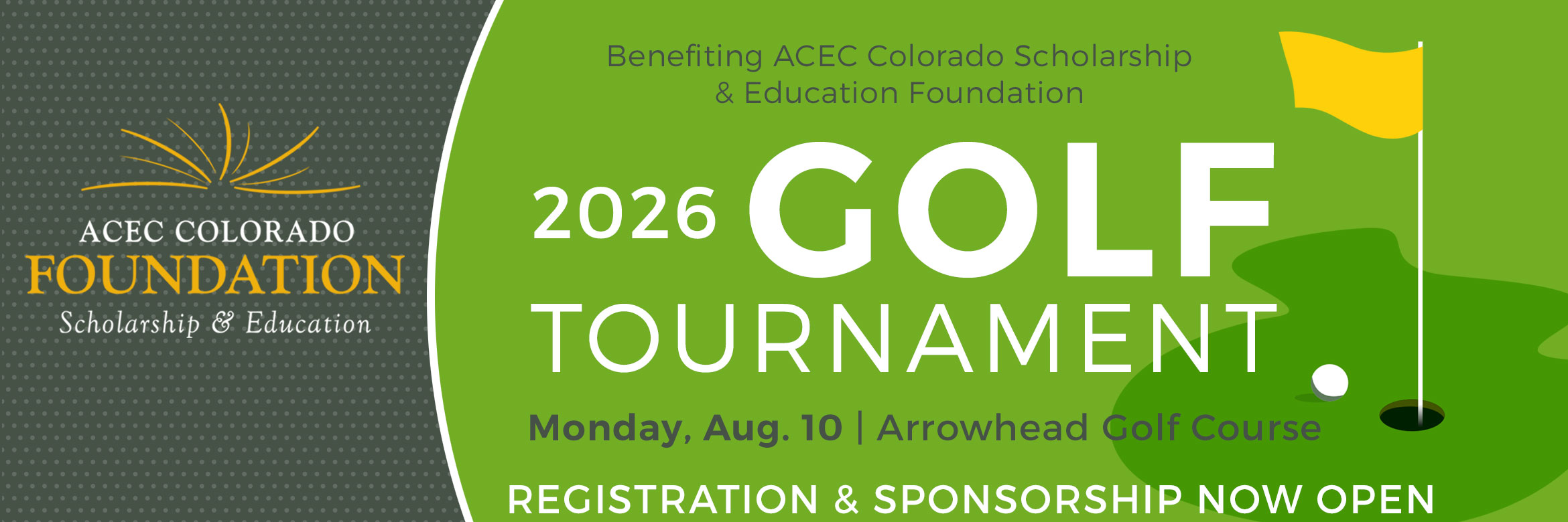 acec foundation golf banner 2026