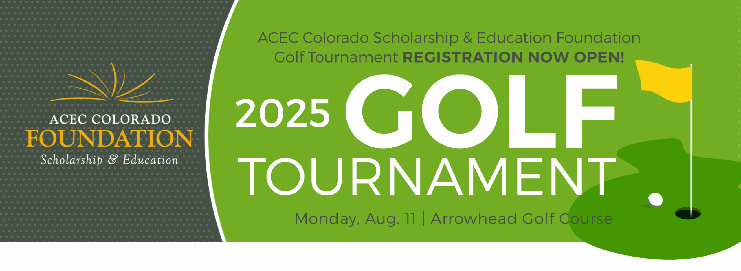 acec foundation golf banner 2025