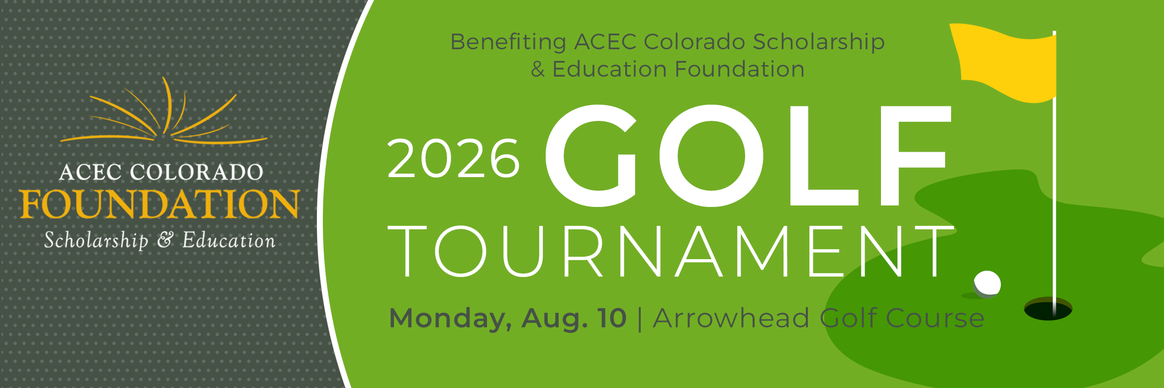 acec foundation golf banner 2026